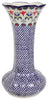 Polish Pottery 12.5" Tulip Lipped Vase (Scandinavian Scarlet) | W014U-P295 at PolishPotteryOutlet.com