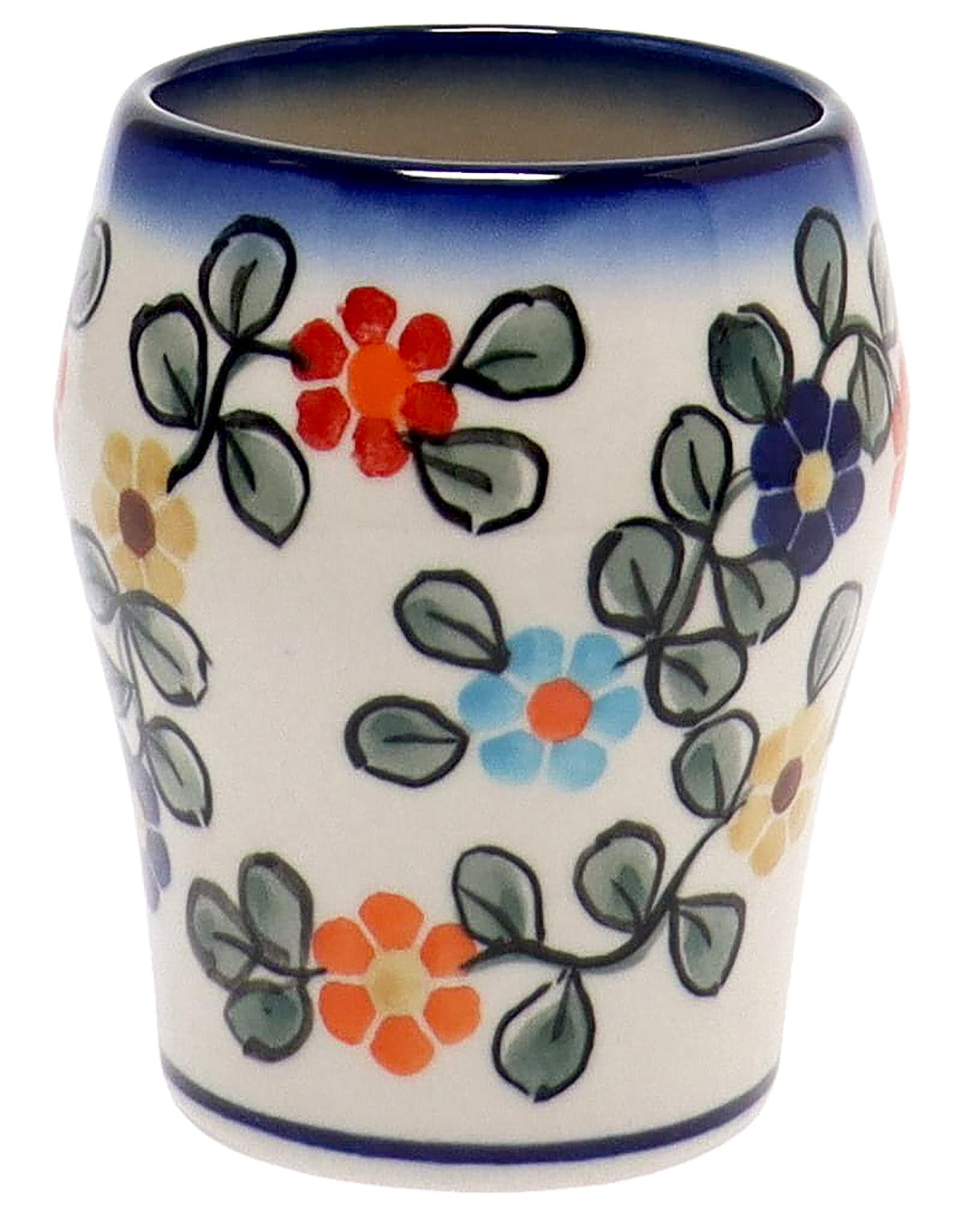 Wine Cup, 6 oz, WR (WR14K) in "Rainbow Shower" by W.R. Ceramika | WR14K-NP18
