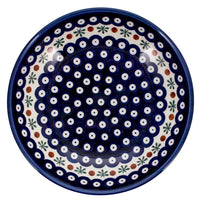 A picture of a Polish Pottery W.R. Pasta Bowl (Mosquito) | WR5E-SM3 as shown at PolishPotteryOutlet.com/products/pasta-bowl-mosquito