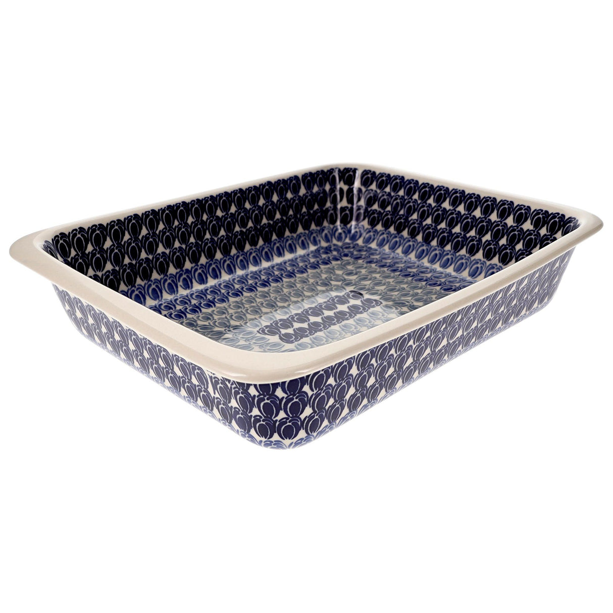 Baker, Lasagna Pan, 11" x 14" in "Tulip Blues" by Manufaktura | Z139T-GP16