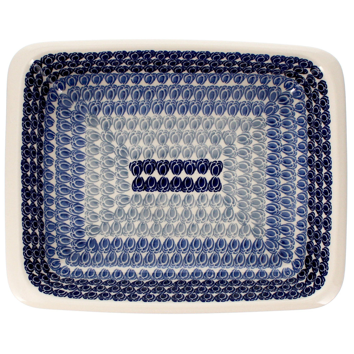 Baker, Lasagna Pan, 11" x 14" in "Tulip Blues" by Manufaktura | Z139T-GP16