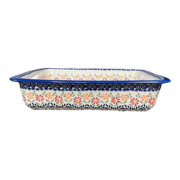 9x11 Rectangular Baker (Poppy Garden) | P104T-EJ01