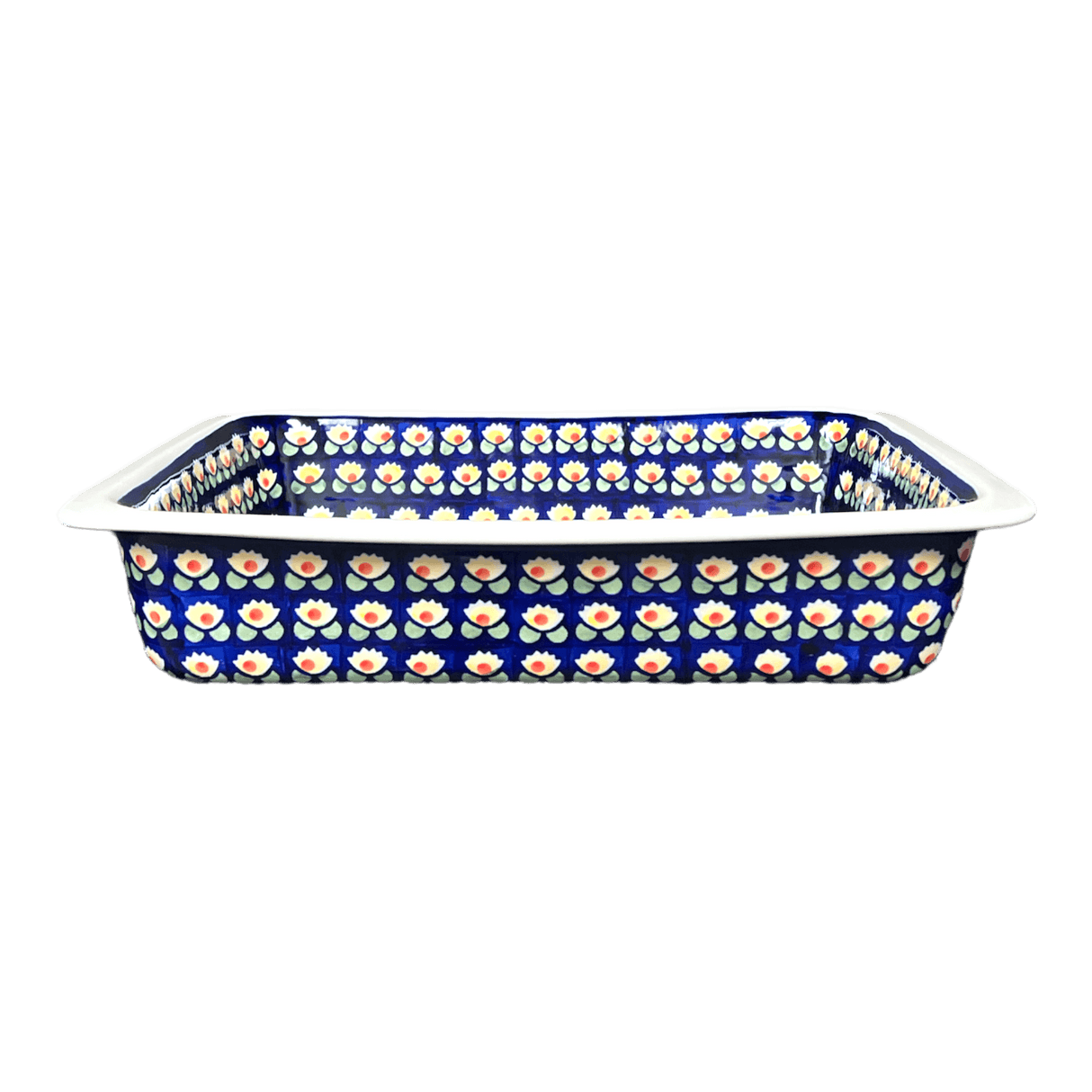 Baker, Lasagna Pan, 11" x 14" in "Tulip Azul" by Manufaktura | Z139T-LW