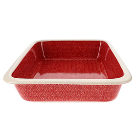 Polish Pottery Lasagna Pan (Red Sky at Night) | Z139T-WCZE Additional Image at PolishPotteryOutlet.com