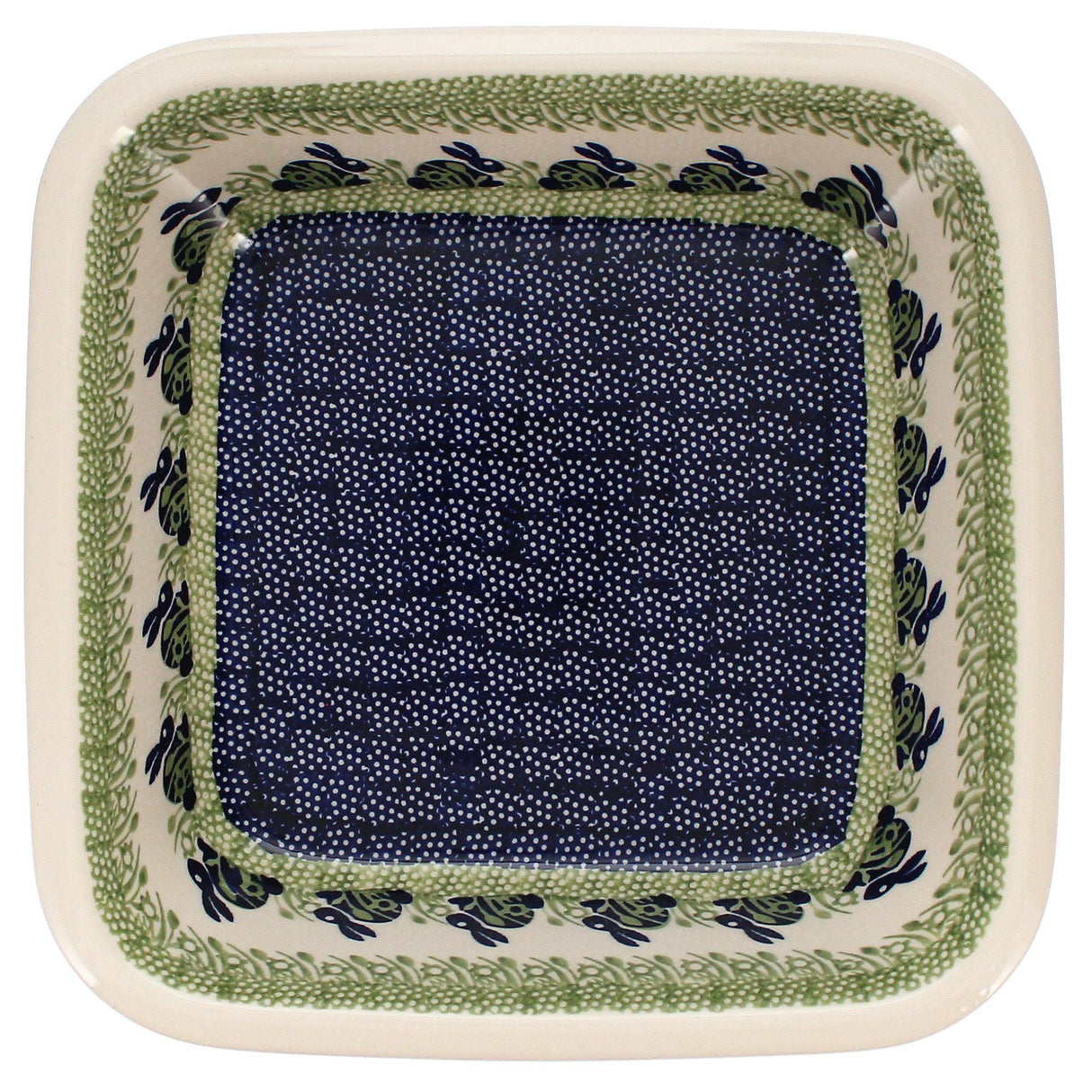 Baker, Square, 11.5" Deep in "Bunny Love" by Manufaktura | Z149T-P324