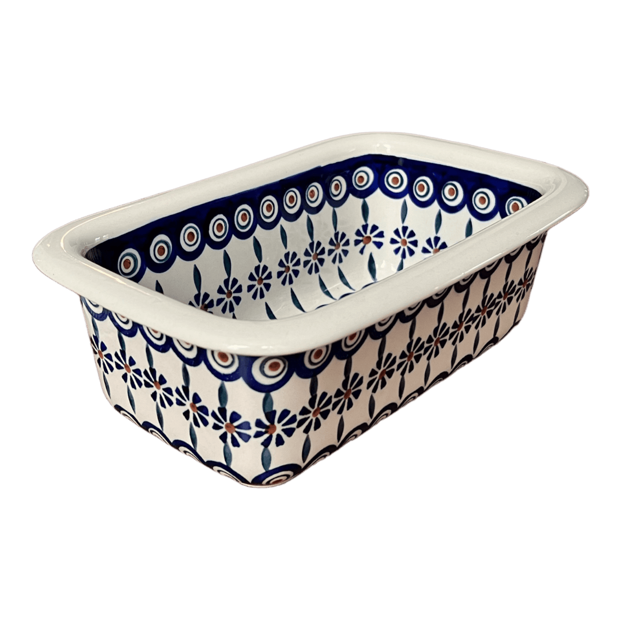 Baker, Bread, 9.5" x 6" in "Floral Peacock" by Manufaktura | Z150T-54KK