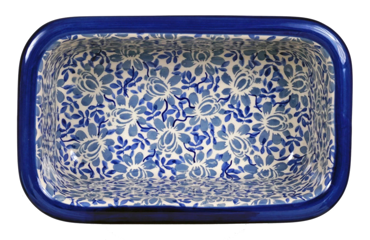 Baker, Bread, 9.5" x 6" in "English Blue" by Manufaktura | Z150U-AS53