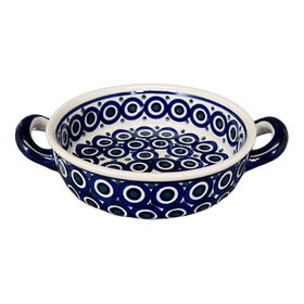 Polish Pottery Small Round Casserole (Eyes Wide Open) | Z153T-58 Additional Image at PolishPotteryOutlet.com