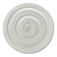 A picture of a Polish Pottery 10" Deep Round Baker (Bubble Blast) | Z155U-IZ23 as shown at PolishPotteryOutlet.com/products/deep-round-baker-bubble-blast-z155u-iz23