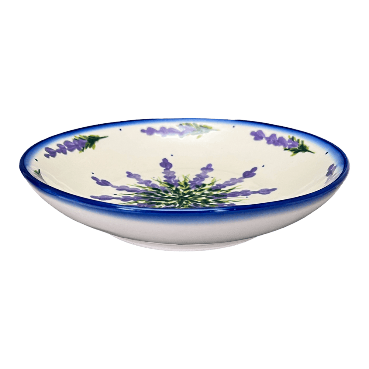 Bowl, Round, Pasta Bowl, WR (WR5E) in "Lavender Fields" by W.R. Ceramika | WR5E-BW4
