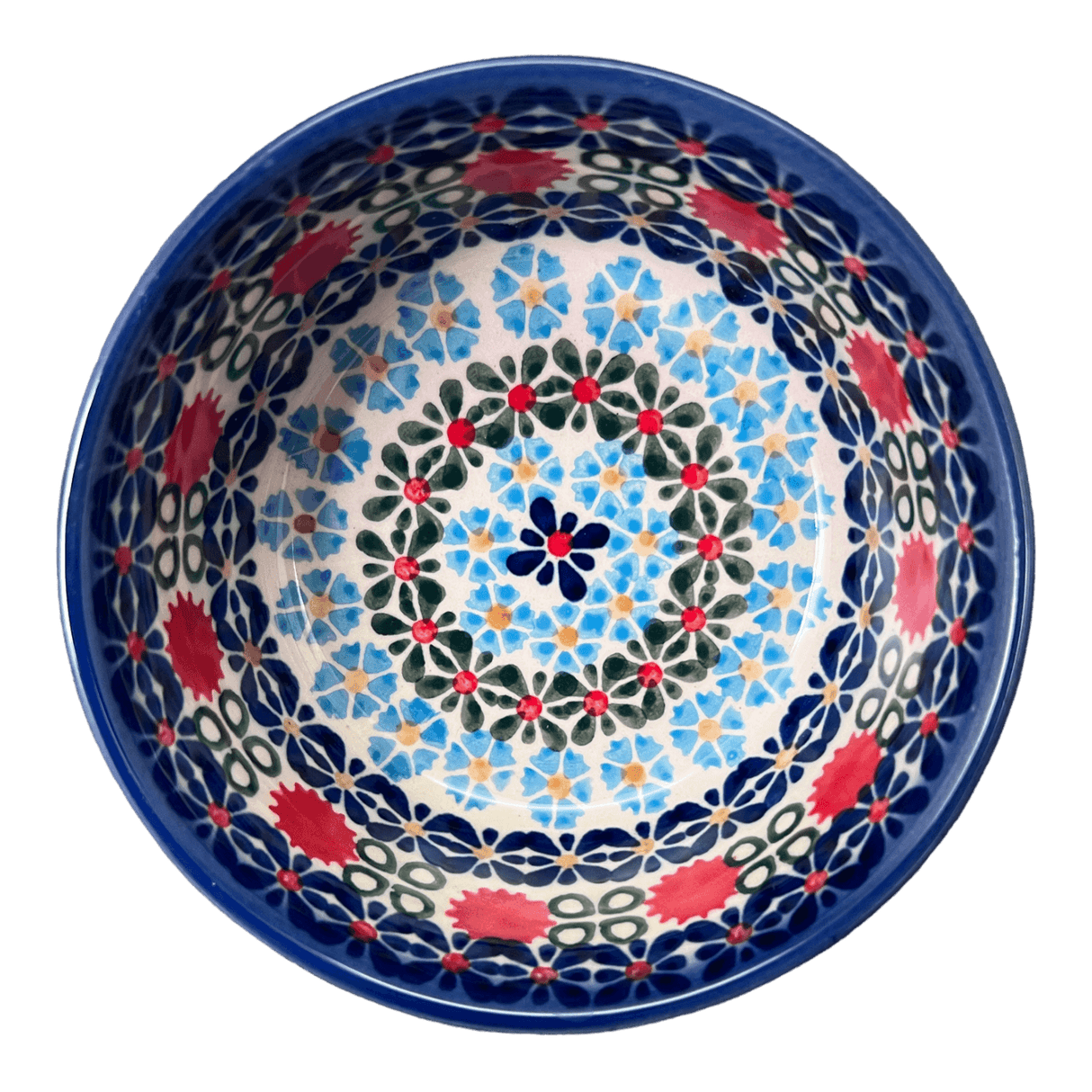 Bowl, Round, 4.25" in "Pom-Pom Flower" by Andy | NDA84-30