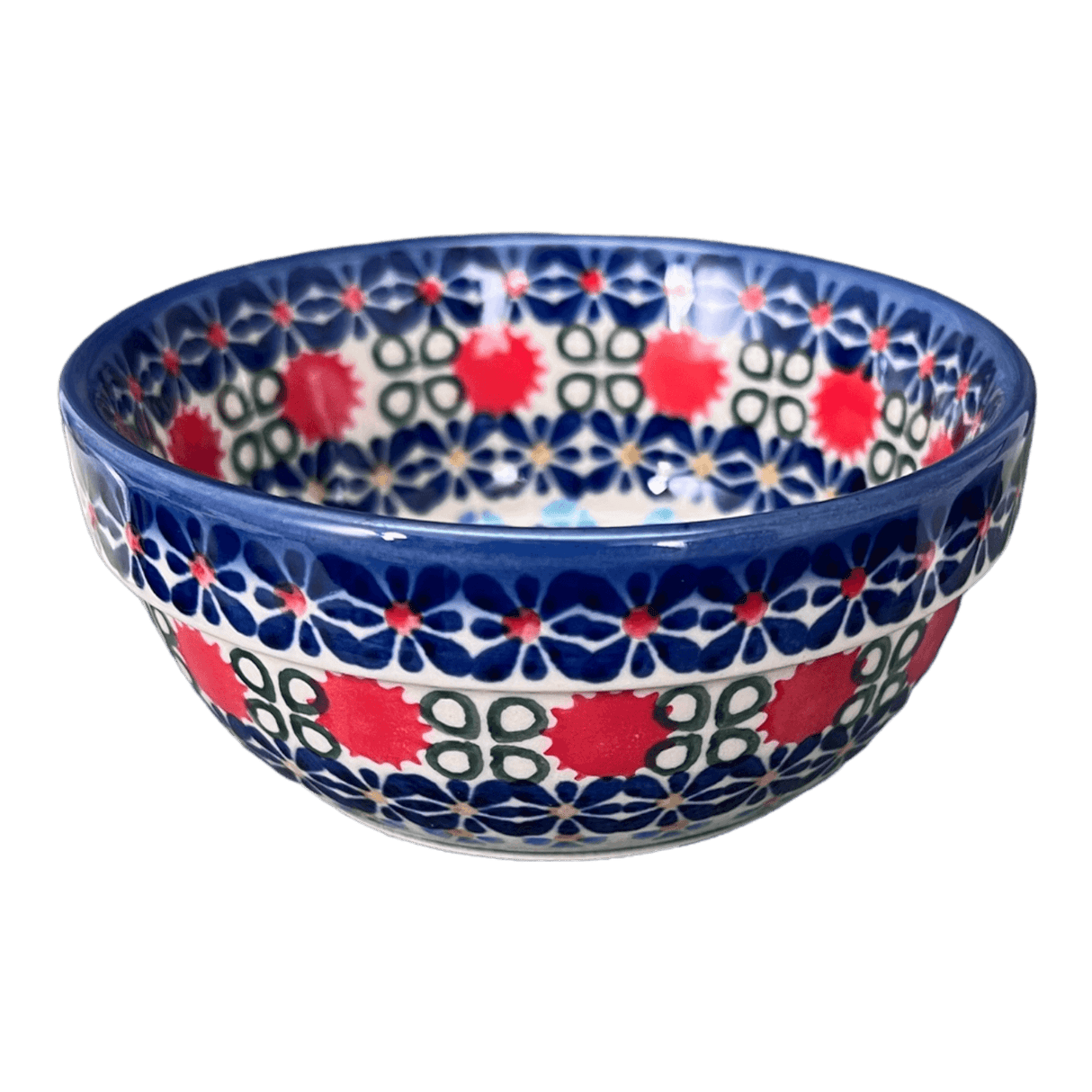 Bowl, Round, 4.25" in "Pom-Pom Flower" by Andy | NDA84-30