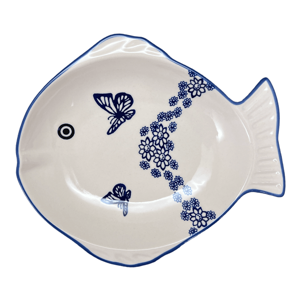 Small Fish Platter (Gothic)  S014T-13 - The Polish Pottery Outlet
