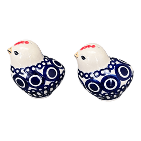 Polish Pottery Salt and Pepper Birds (Gothic) | S087T-13 Additional Image at PolishPotteryOutlet.com