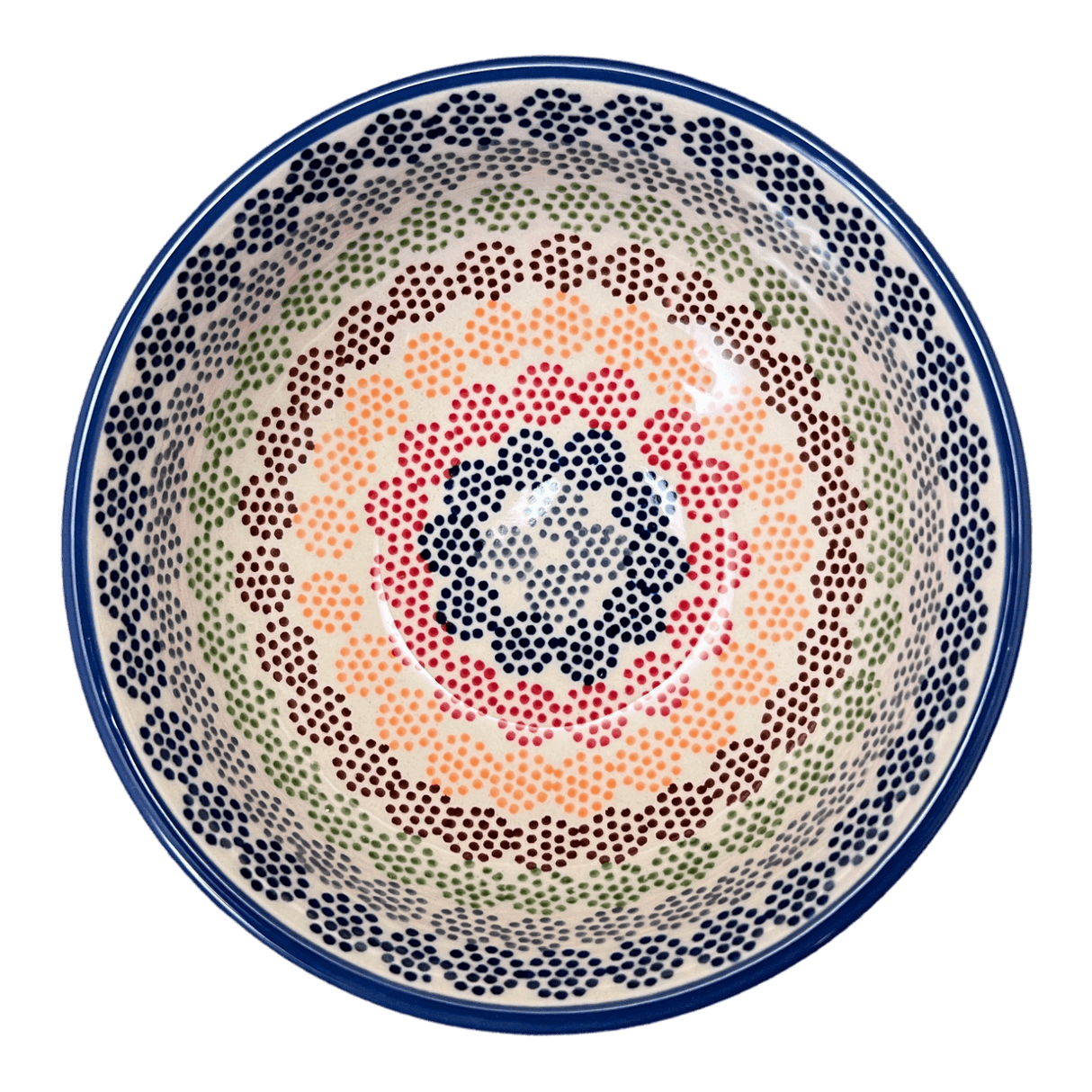 Bowl, Round, 6" in "Speckled Rainbow" by Manufaktura | M089M-AS37