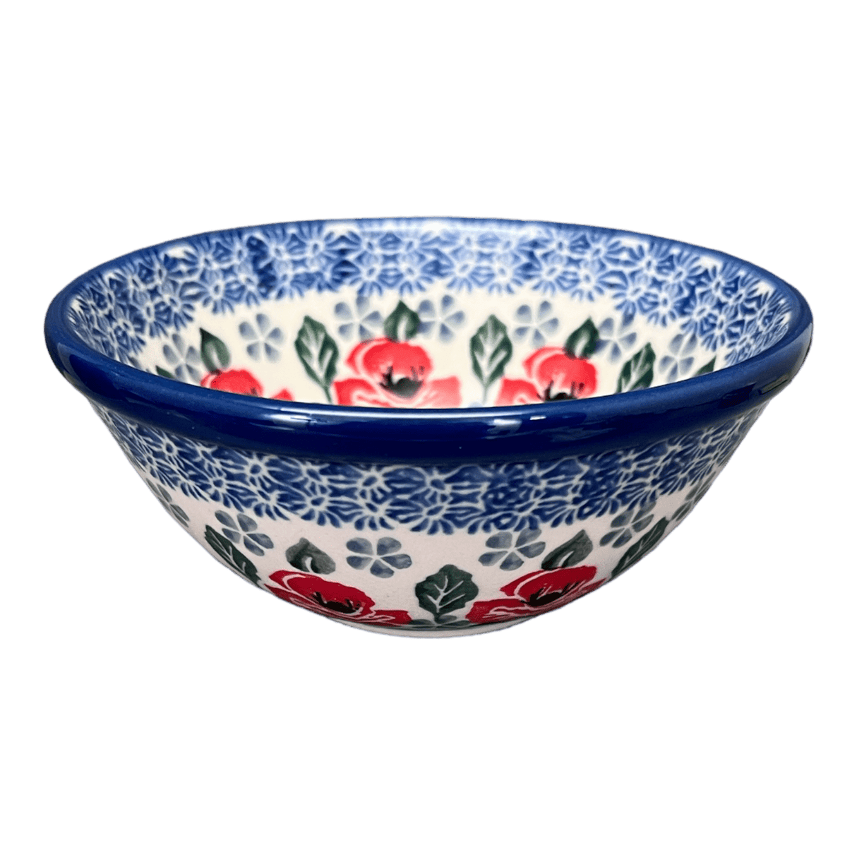 Bowl, Round, 4.75" in "Rosie's Garden" by Ceramika Artystyczna | A556-1490X