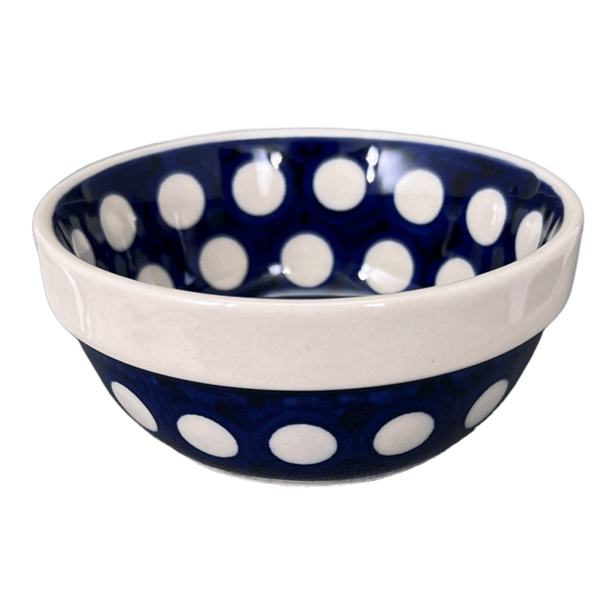 Bowl, Round, 4.25" in "Hello Dotty" by Andy | NDA84-A64