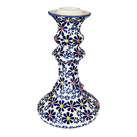Polish Pottery Candlestick (Field of Daisies) | S124S-S001 Additional Image at PolishPotteryOutlet.com