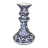 Polish Pottery Candlestick (Field of Daisies) | S124S-S001 at PolishPotteryOutlet.com