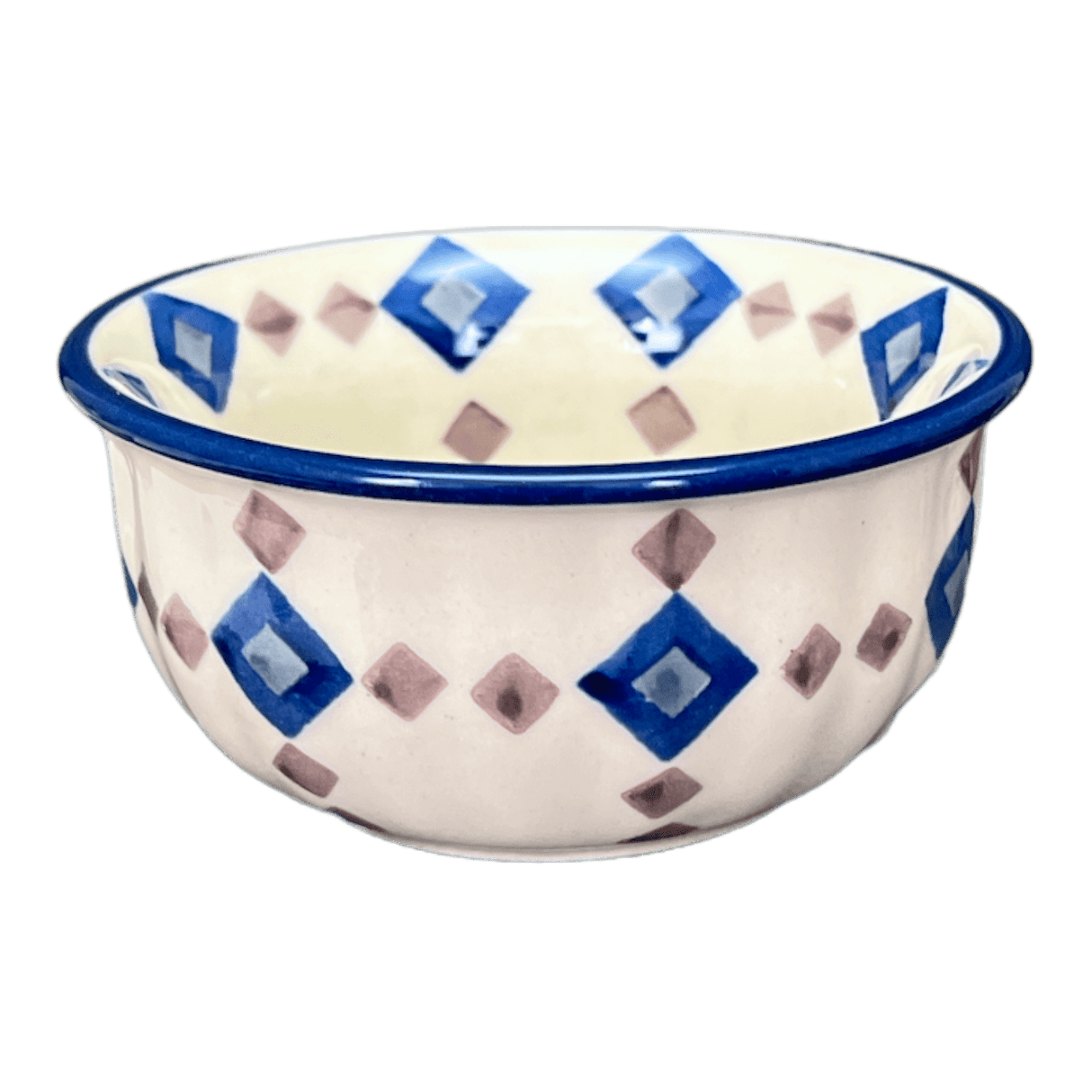 Bowl, Round, 3.5" in "Diamond Quilt" by Manufaktura | M081U-AS67