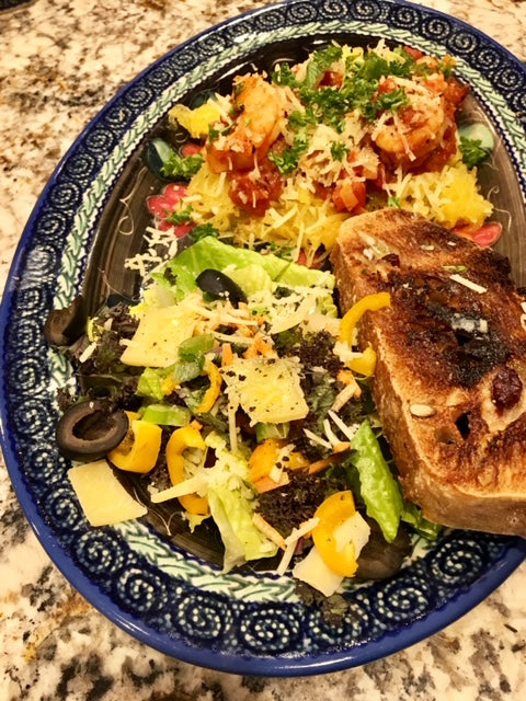 Barb's Shrimp and Spaghetti Squash