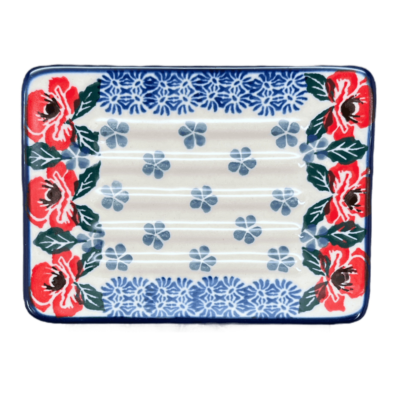Soap Dish, Rectangular, 3.25" x 4.5", CA (AA97)