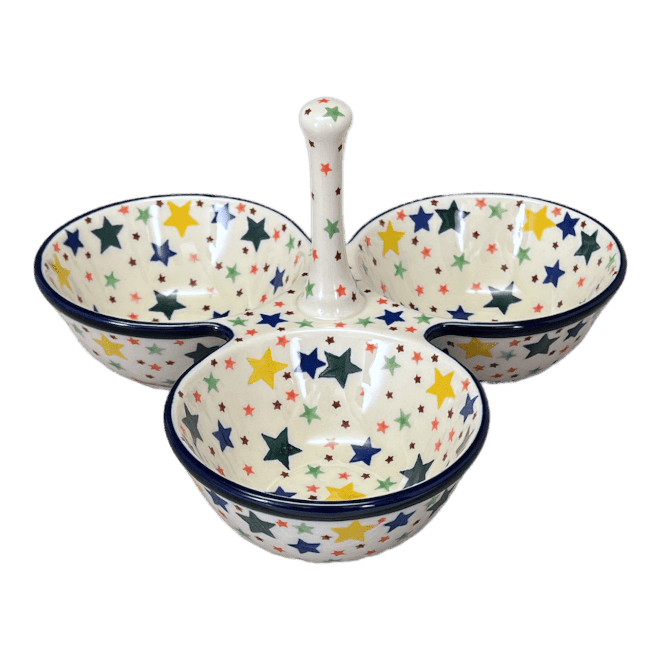 Bowl, Round, 3-Bowl, Divided Server, CA (AB34)