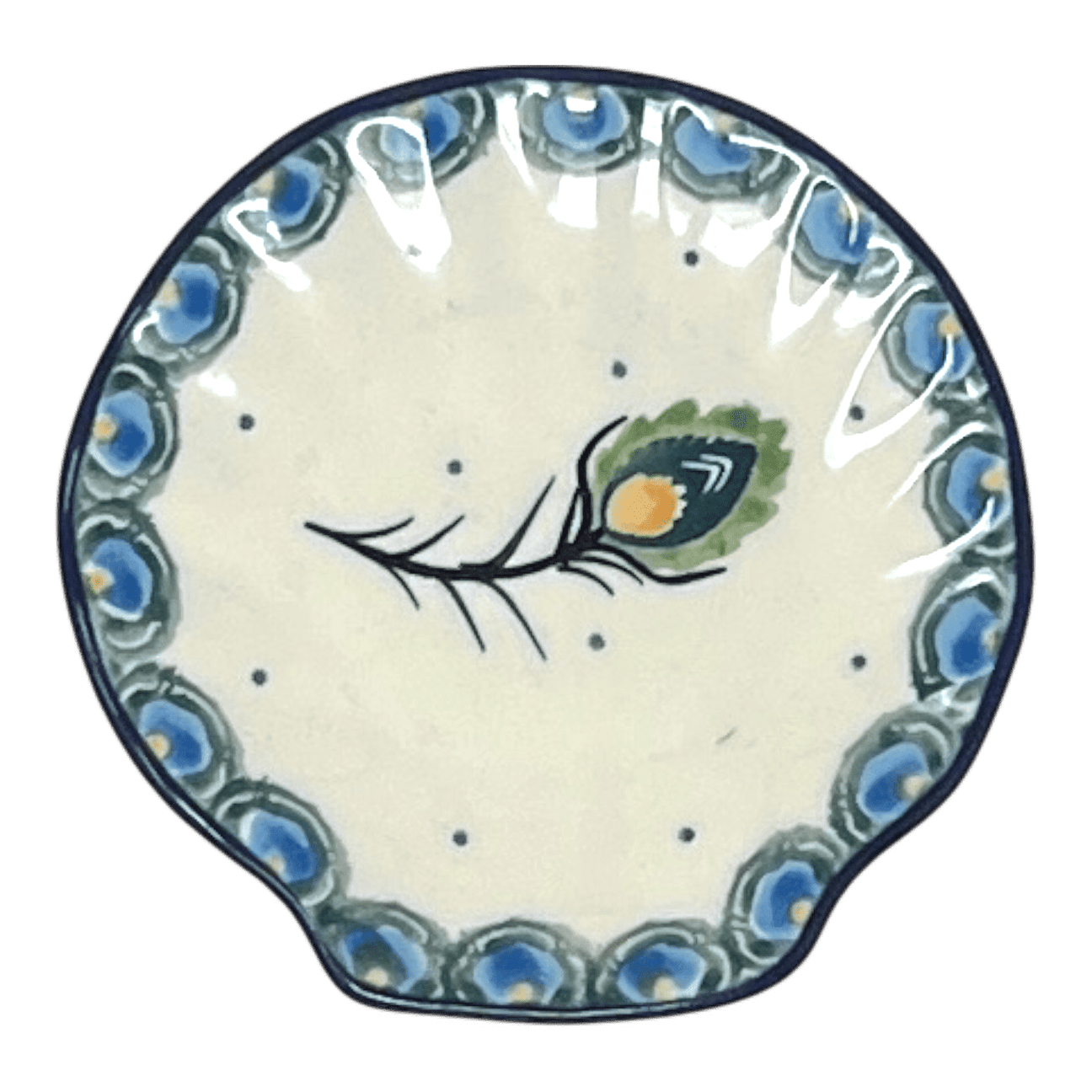 Saucer, Shell, 4", CA (AB48)