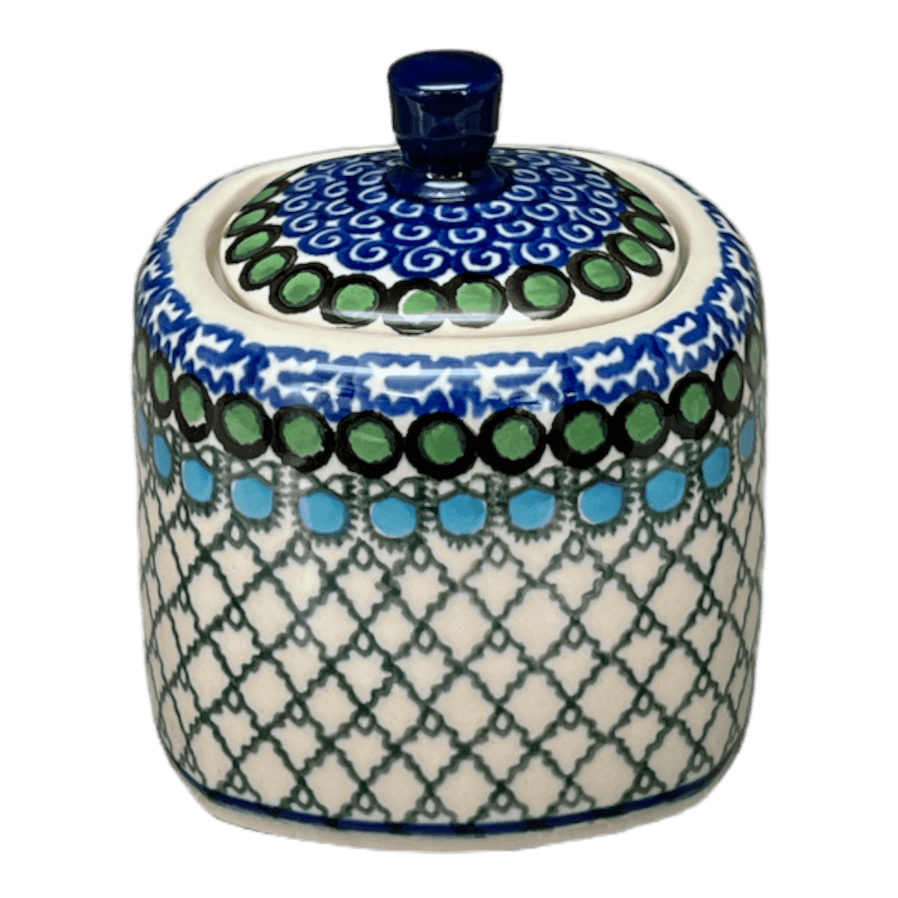 Bowl, Square, Sugar Bowl, 4", CA (AF38)