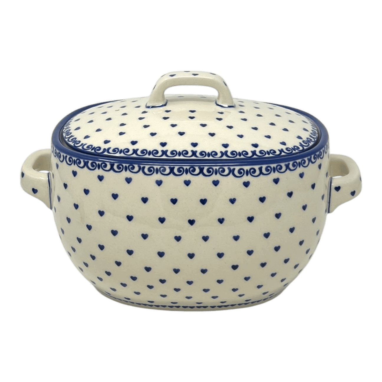 Pot, Stew Serving, Handles, 5" x 8", Manufaktura (B021)