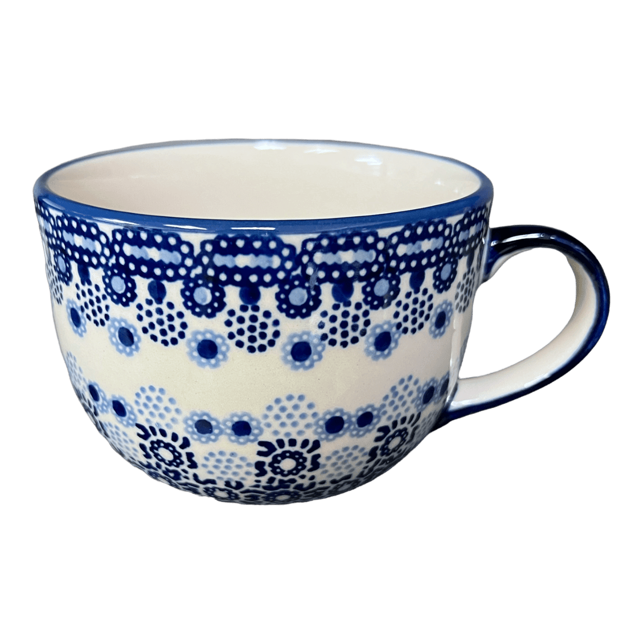 Pattern Blue Dotted Garden (WB05)