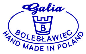 Galia's logo contains the B for Boleslawiec nested inside the fortified castle of the town's past. 