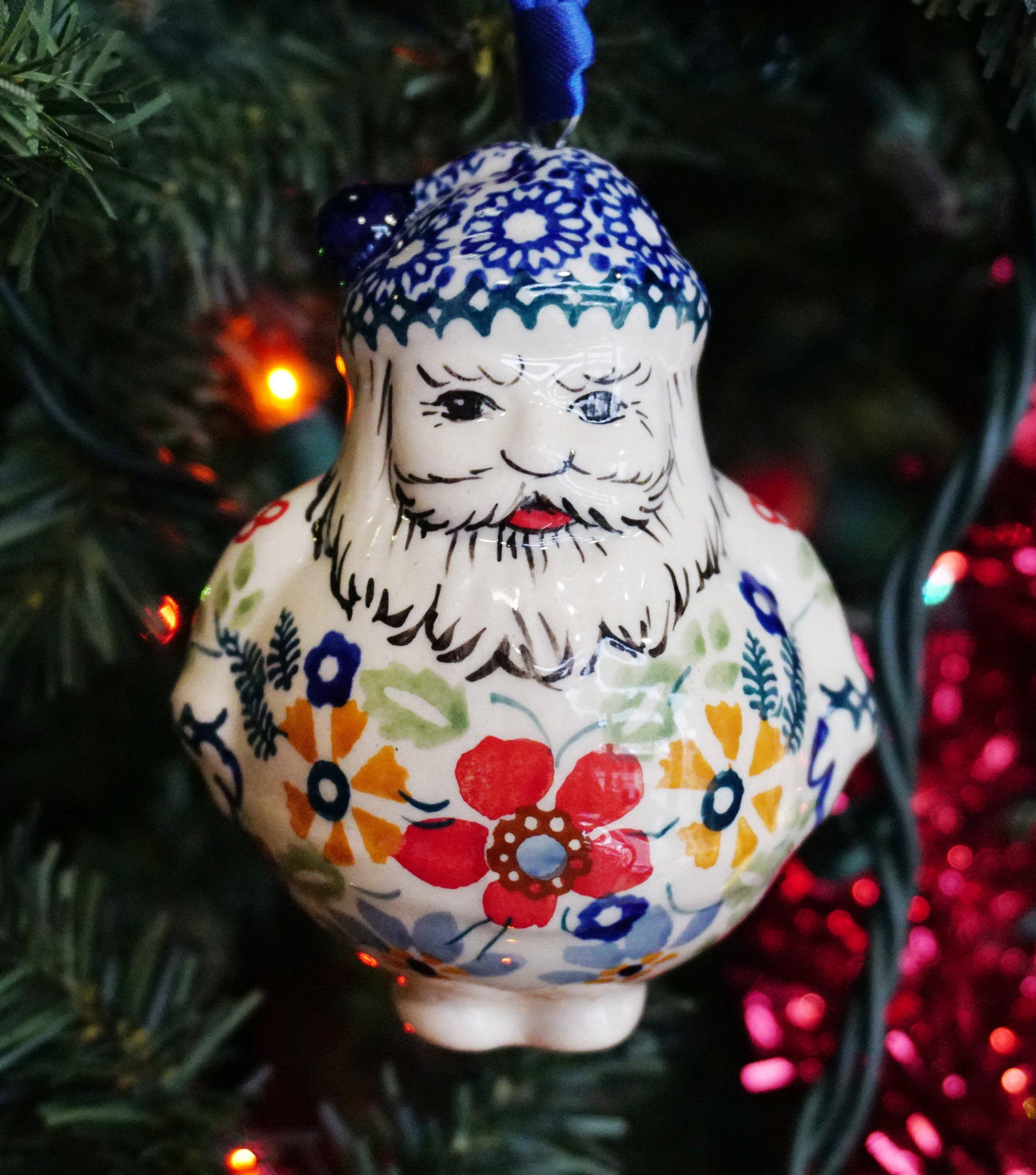 Ornament, Santa, 2.5", Manufaktura (K144)