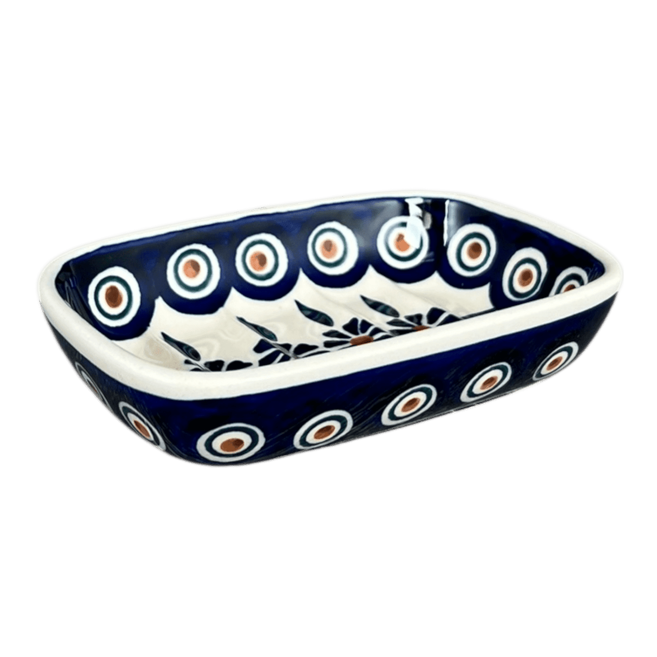 Soap Dish, Rectangular, 5" x 3.25", Manufaktura (M063)