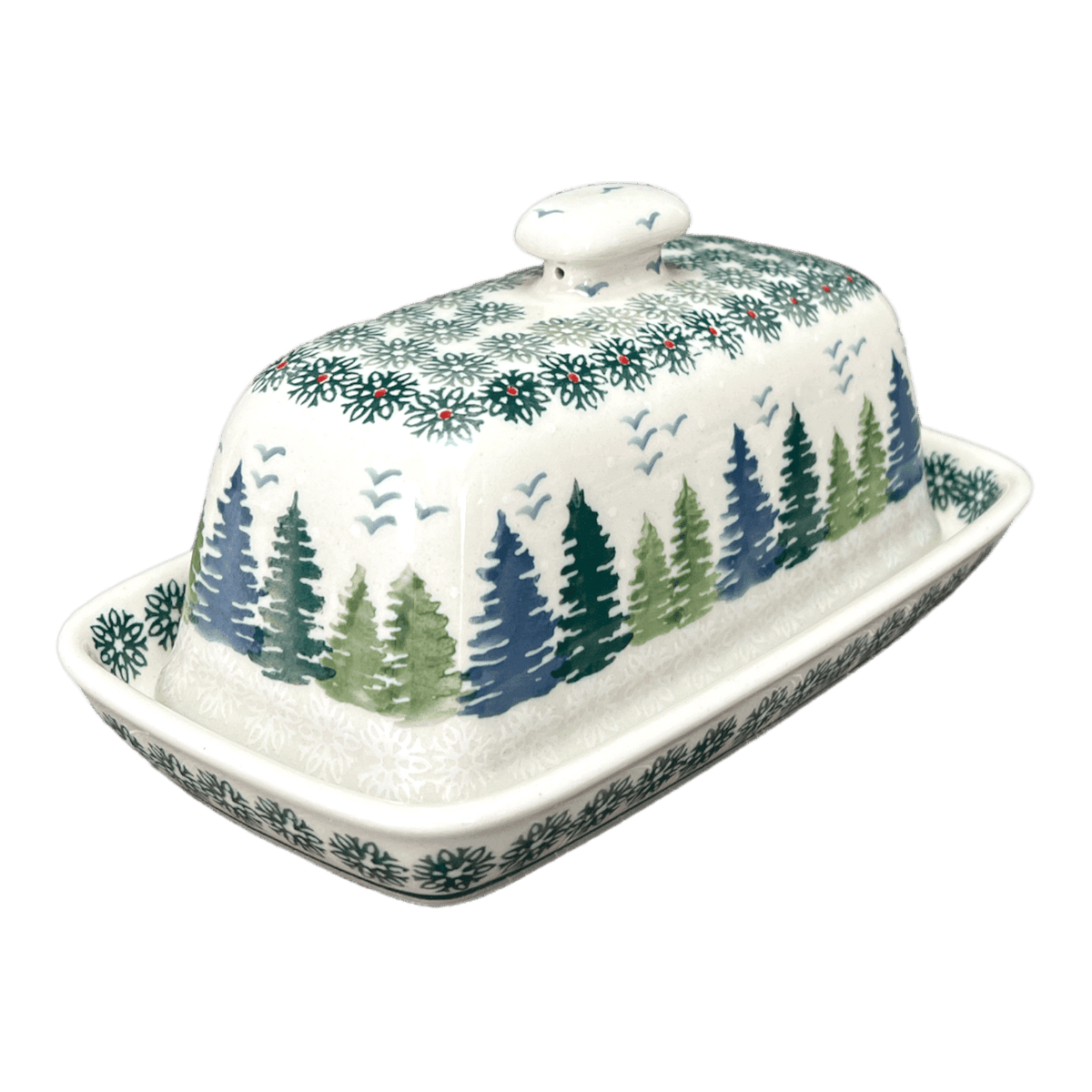 Butter Dish, American, 4" x 7.5", Manufaktura (M074)