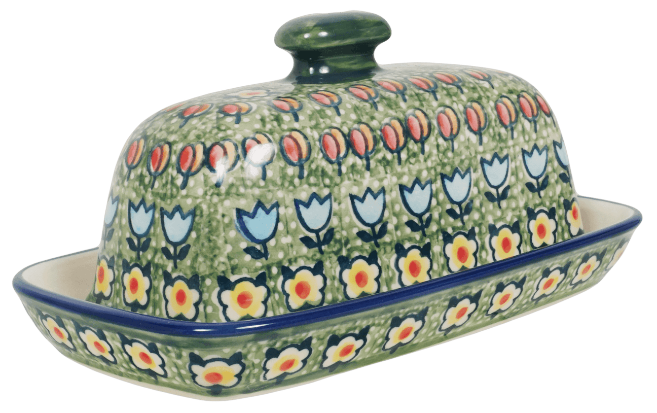 Butter Dish, American, 4" x 7.5", Manufaktura (M074)