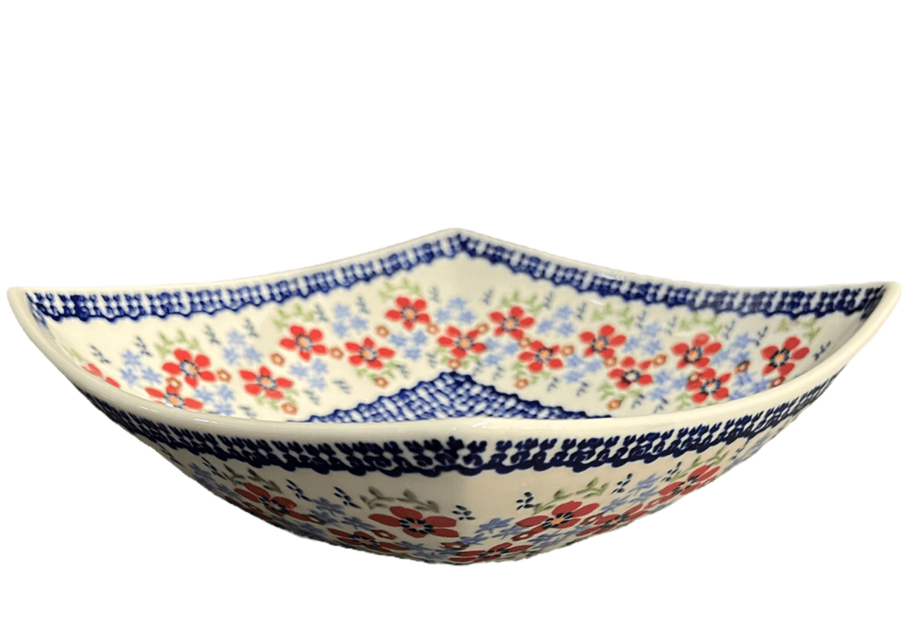 Bowl, Square, Nut, Large, 10.5", Manufaktura (M121)