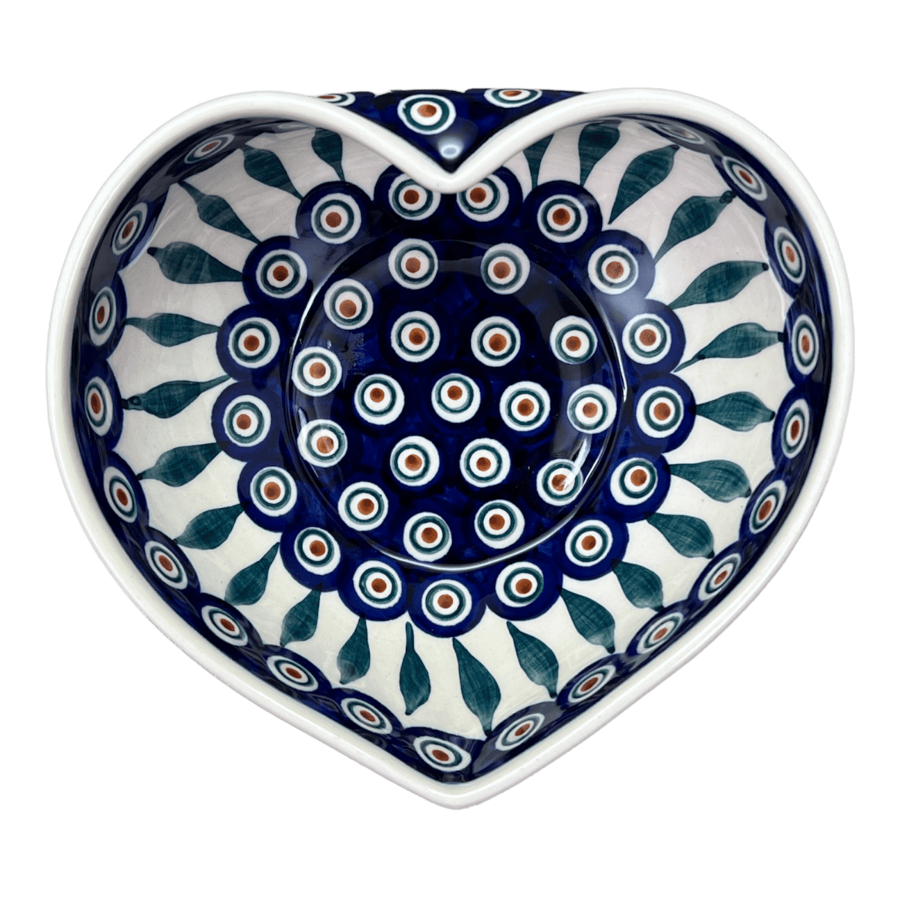 Bowl, Heart-Shaped, Large, 6.75" x 7", Manufaktura (M189)