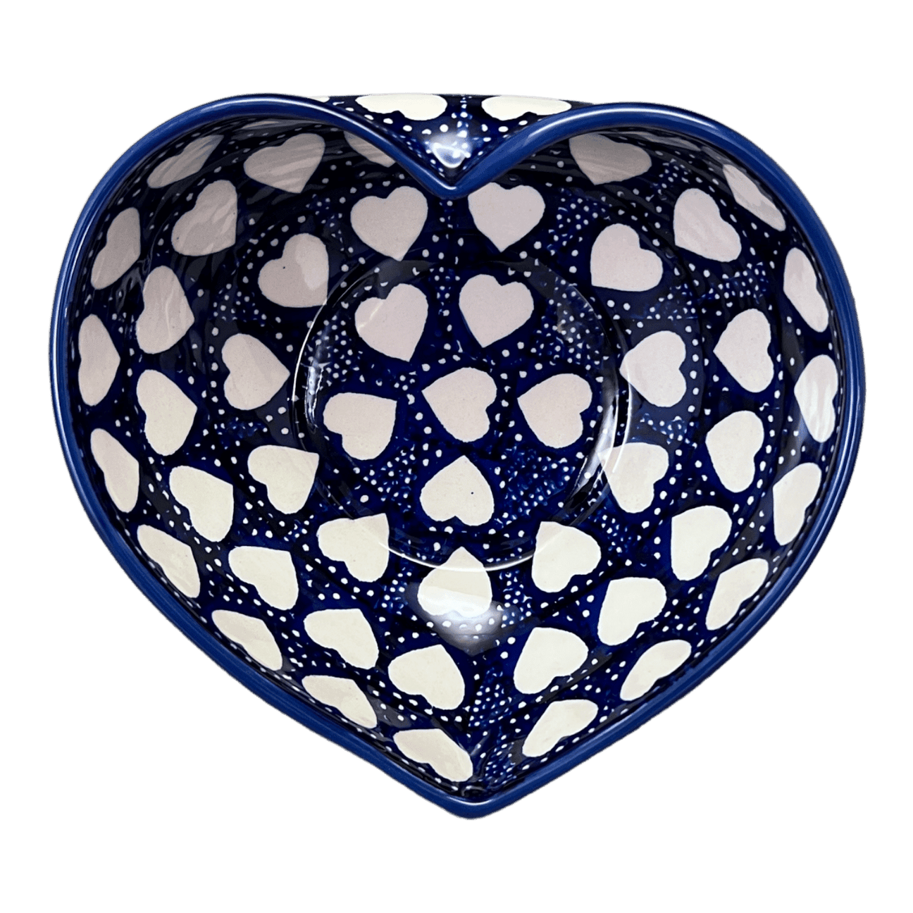 Bowl, Heart-Shaped, Large, 6.75" x 7", Manufaktura (M189)