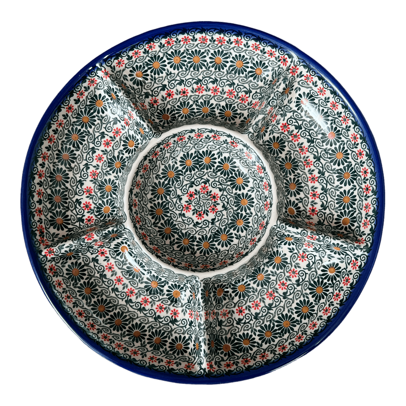 Platter, Round, Divided, 13.25", Andy (NDA172)