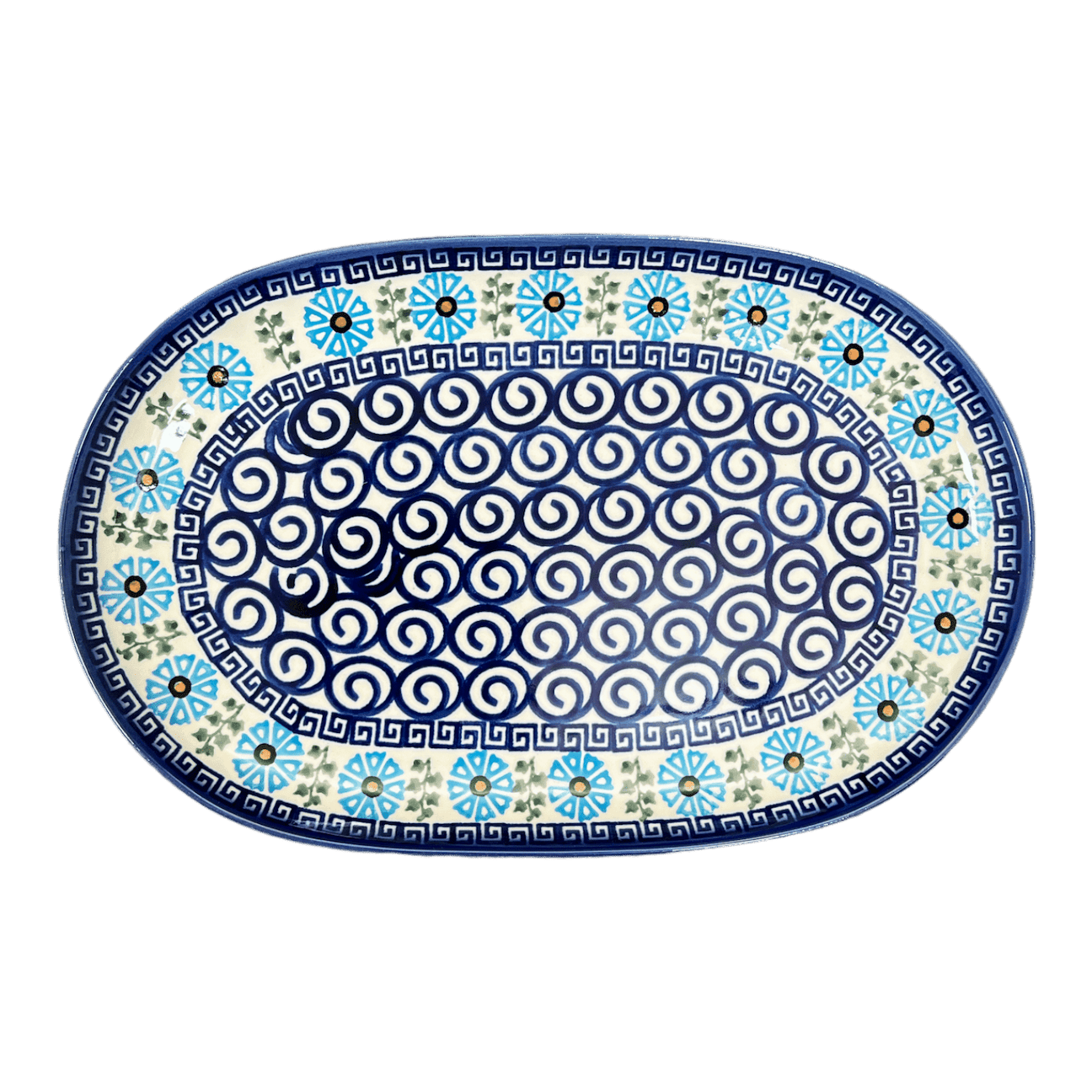 Plate, Oval, Shallow, 7" x 11", Andy (NDA245)
