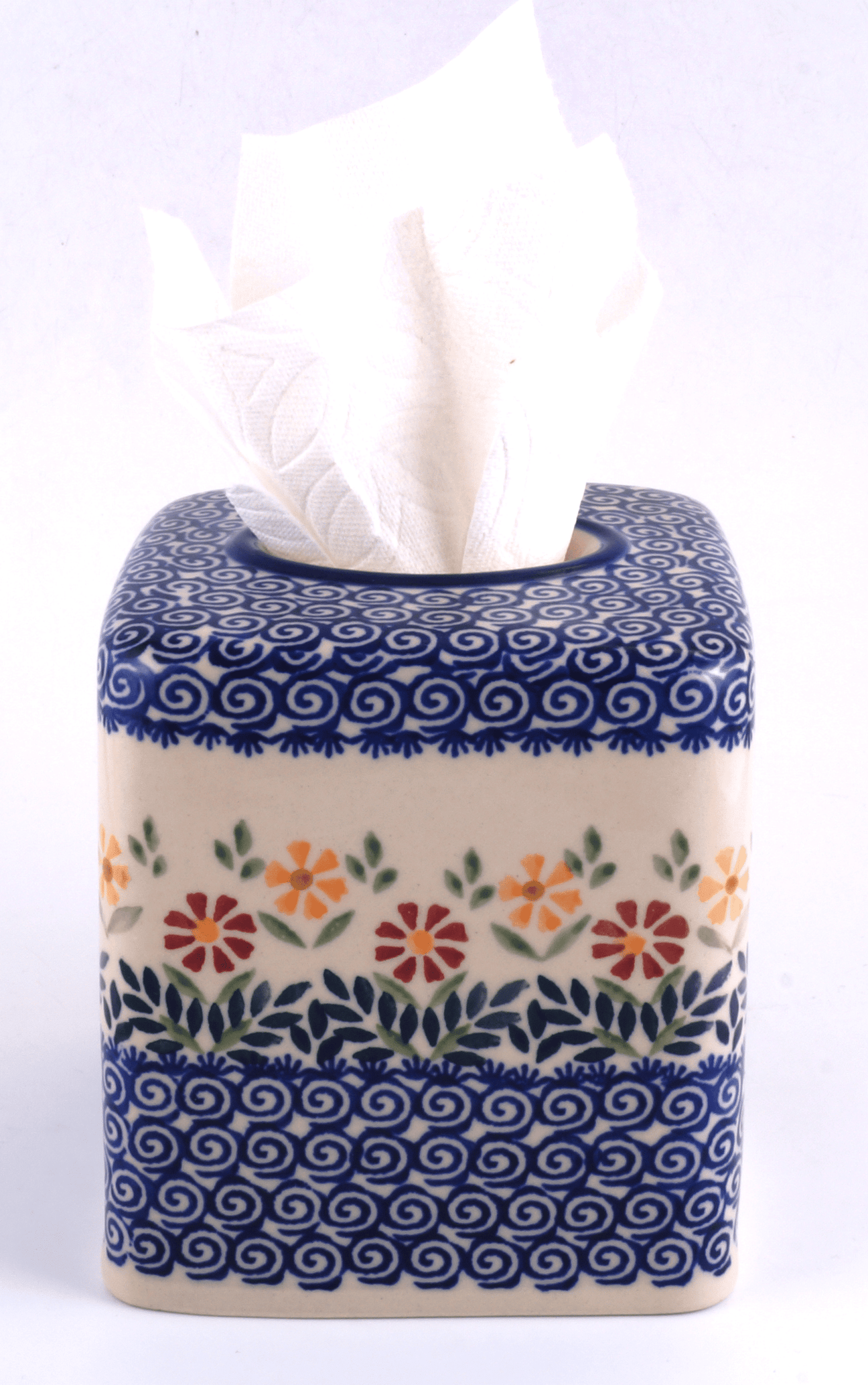 Tissue Box Cover, 6" x 6", Manufaktura (O003)