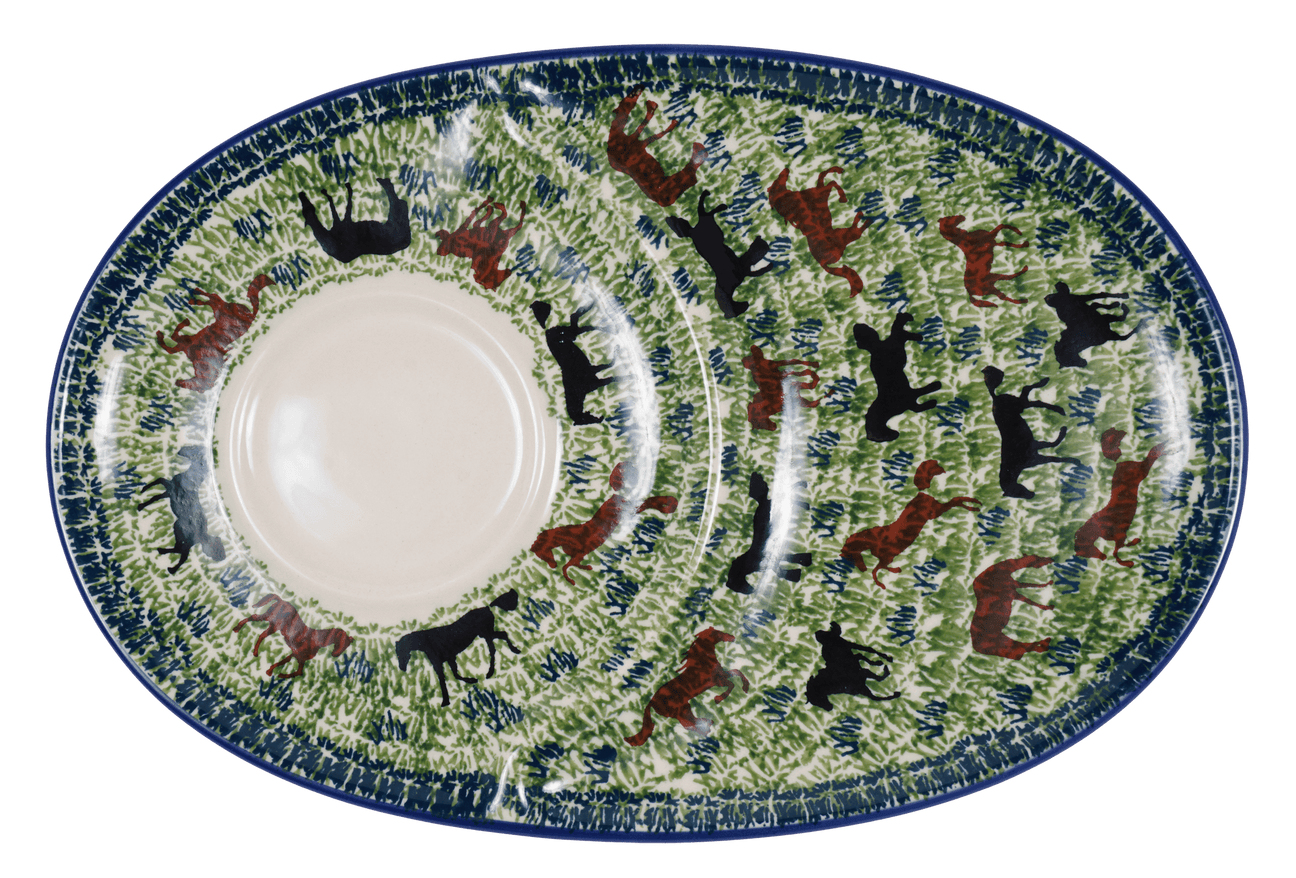 Plate, Oval, Soup & Sandwich, 11.75" x 7.25", Manufaktura (P006)