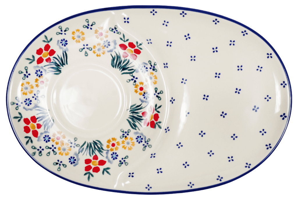 Plate, Oval, Soup & Sandwich, 11.75" x 7.25", Manufaktura (P006)