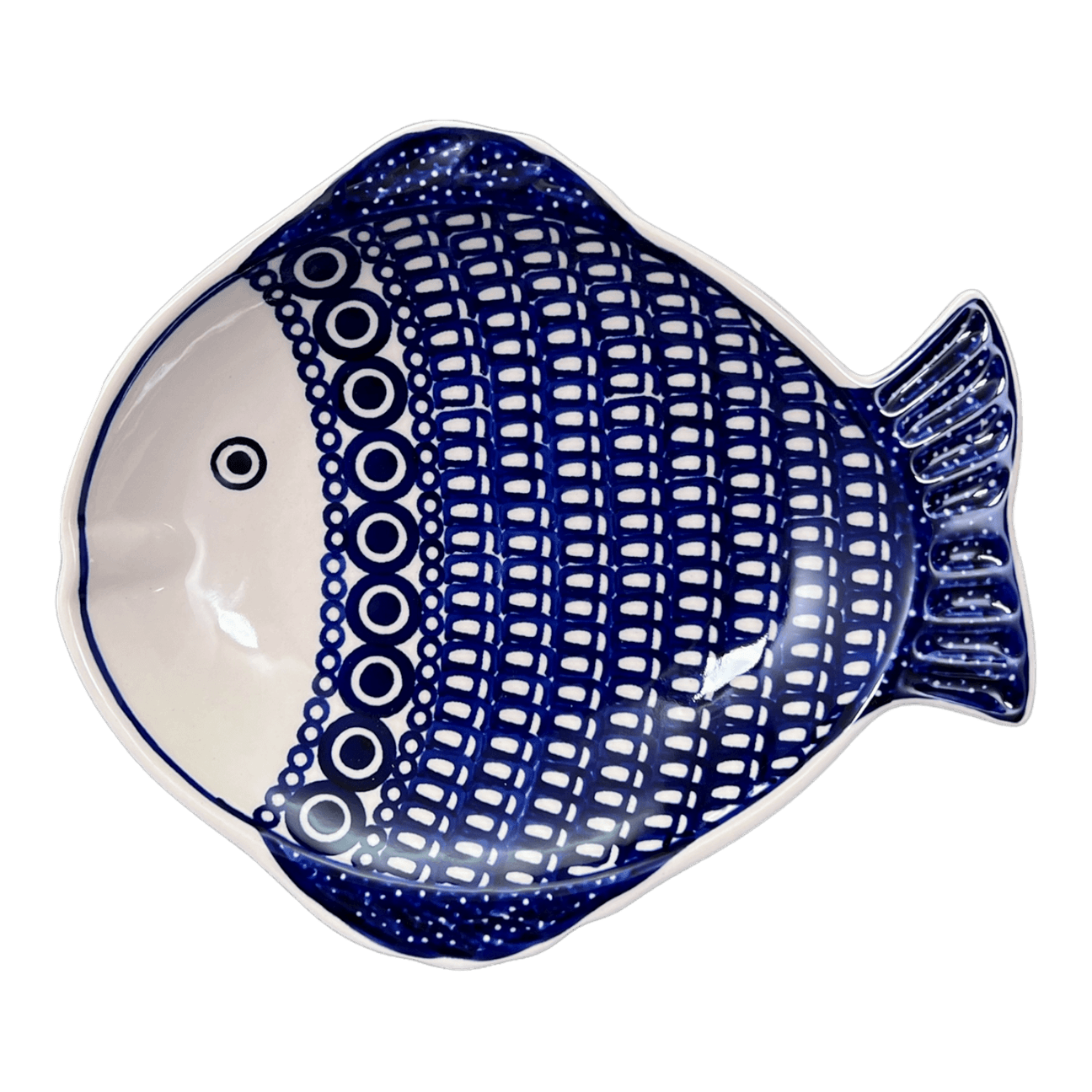 Platter, Fish-Shaped, Large, 9.5" x 8.25", Manufaktura (S015)