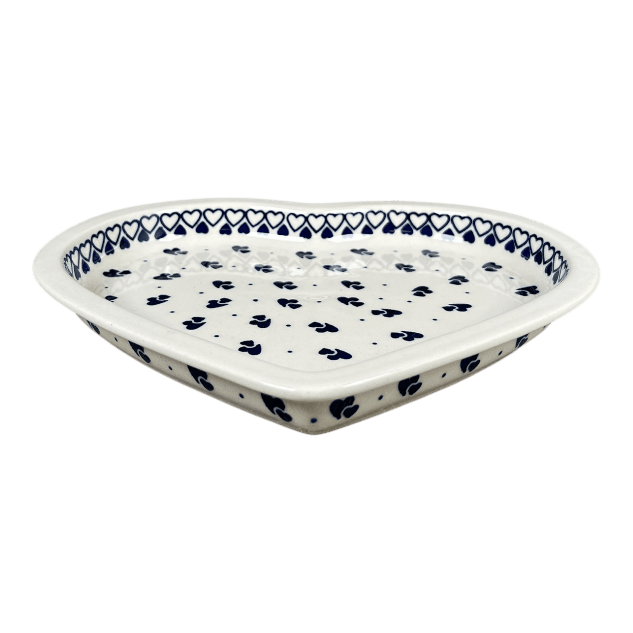 Plate, Heart-Shaped, 10.25", Manufaktura (T118)
