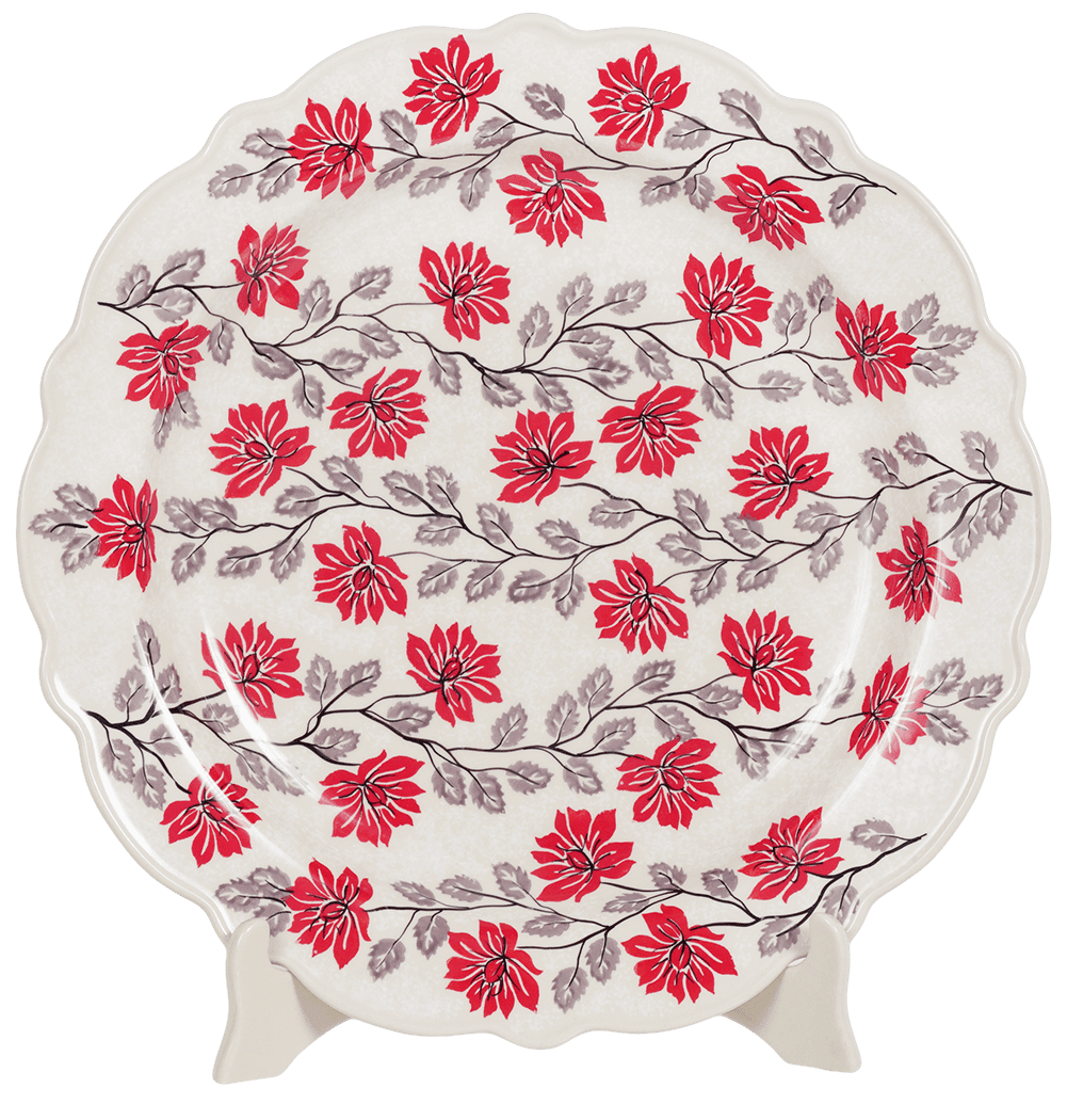 Platter, Round, Ornate, 13.5", Manufaktura (T142)