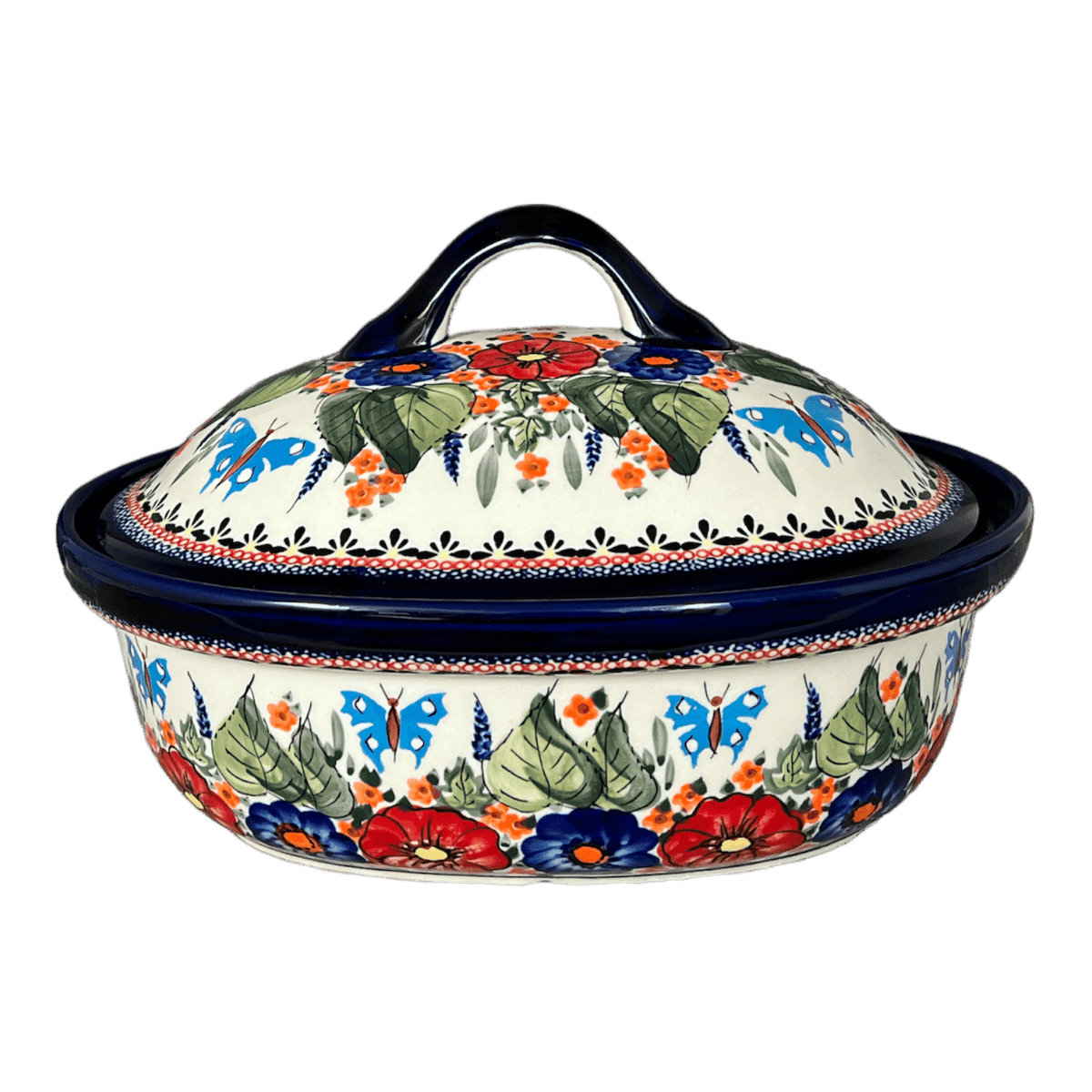 Baker, Covered, 12.5" x 10" Large, Zaklady (Y1158)
