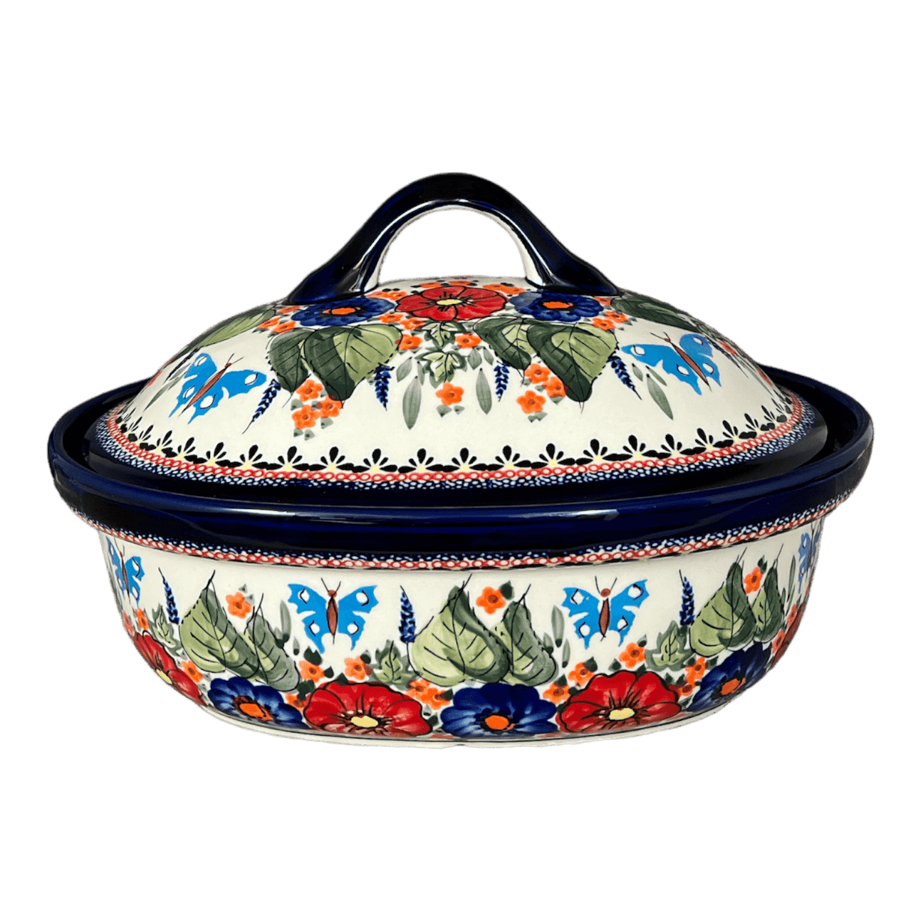 Baker, Covered, 12.5" x 10" Large, Zaklady (Y1158)