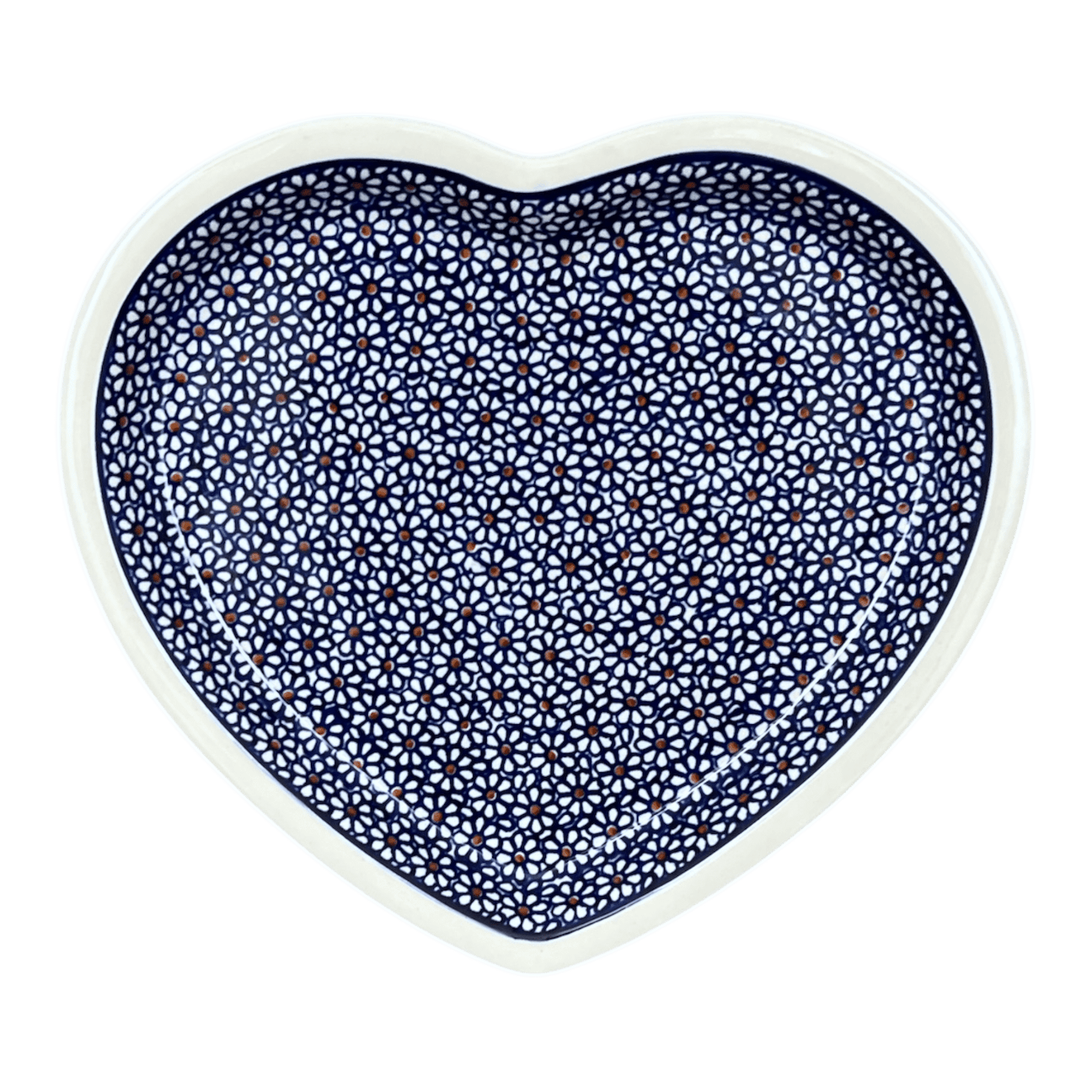Plate, Heart-Shaped, 11" x 10", Zaklady (Y1254A)